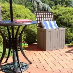 Sunnydaze Decor Sunnydaze Lockable Outdoor Small Deck Box With Storage And Side Handles - 32-Gal. 27 Sunnydaze Decor Sunnydaze Lockable Outdoor Small Deck Box With Storage And Side Handles - 32-Gal. -Landscape Zone GUEST 0b0f84e6 60ed 4b80 95aa ad2515c14d0d