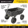 Gorilla Carts 1500 Pound Capacity Super Heavy Duty Poly Yard Garden Steel Dump Utility Wheelbarrow Wagon Cart With 2 In 1 Towing ATV Handle, Black 1 Gorilla Carts 1500 Pound Capacity Super Heavy Duty Poly Yard Garden Steel Dump Utility Wheelbarrow Wagon Cart With 2 In 1 Towing ATV Handle, Black -Landscape Zone GUEST 0d7243b1 707c 415d acd4 ba5c1120dcf4