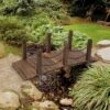 Outsunny 5 Ft Wooden Garden Bridge Arc Footbridge With Metal Chain Railings & Solid Fir Construction, Stained Wood 2 Outsunny 5 Ft Wooden Garden Bridge Arc Footbridge With Metal Chain Railings & Solid Fir Construction, Stained Wood -Landscape Zone GUEST 0e3db759 aa18 4417 9c2d 5cdab89497c2
