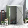 Outsunny 5' X 3' Metal Garden Storage Shed Tool House With Lockable Door For Backyard, Patio, Lawn -Landscape Zone GUEST 11737d06 a9ca 45d8 a80c 4cd5fad040cd
