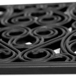 BirdRock Home Rubber Stepping Stone Tiles - 12 X 12" - Set Of 3 - Black -Landscape Zone GUEST 121e476b 9463 4fc3 91c5 b888a207068f