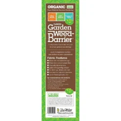 DeWitt NAT4300 4 X 300 Ft All Natural Organic Biodegradable Paper Mulch Garden Weed Control Barrier