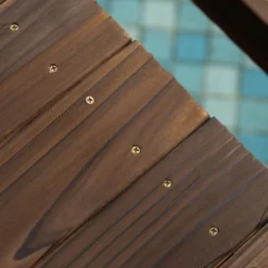 Outsunny 4.7' Garden Bridge, Arc Wood Footbridge, Decorative Pond Bridge With Side Rails -Landscape Zone GUEST 3894f815 b23b 43ab 82e3 e459d982fd90