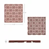 Nature Spring Interlocking Open Patterned Terracotta Patio And Deck Flooring Tiles - Set Of 6 1 Nature Spring Interlocking Open Patterned Terracotta Patio And Deck Flooring Tiles - Set Of 6 -Landscape Zone GUEST 3f1303d0 3740 4a29 b8e2 8f331f273772