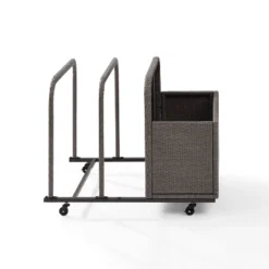 Palm Harbor Outdoor Wicker Pool Storage Caddy - Weathered Gray - Crosley 11 Palm Harbor Outdoor Wicker Pool Storage Caddy - Weathered Gray - Crosley -Landscape Zone GUEST 3fa640e3 bf1b 407a 8e9f 21609256e808