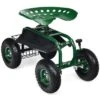 Costway Garden Cart Rolling Work Seat W/ Tool Tray Basket Green -Landscape Zone GUEST 41cf893d e5cd 4aef a130 56a5a4f00e33