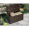 73gal Resin Deck Box With Seat Brown - Suncast -Landscape Zone GUEST 45497951 e19e 4927 9357 ae0495f226f9