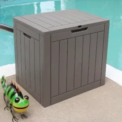 Sunnydaze Decor Sunnydaze Lockable Outdoor Small Deck Box With Storage And Side Handles - 32-Gal. 21 Sunnydaze Decor Sunnydaze Lockable Outdoor Small Deck Box With Storage And Side Handles - 32-Gal. -Landscape Zone GUEST 46a8ed36 7d97 4549 bb15 afd224fb7d77