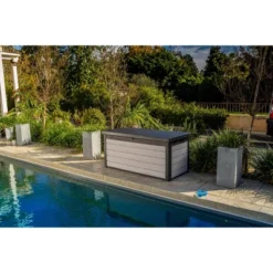 Keter Premier Deck Box Gray - 150gal -Landscape Zone GUEST 48a4a8e7 d4ff 40d9 9332 b669b410ea67