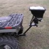 Field Tuff 12V 80 Pound Capacity Grass Seed Fertilizer Spreader With Hitch Mount Receiver And Rain Protector For ATV, UTV, Or Utility Tractor -Landscape Zone GUEST 490c7211 62ba 42f9 9921 bfc840d61e9e