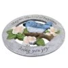 Home & Garden 11.5" Bluebird Garden Stone Yard Decor Flower Roman, Inc - Stepping Stones And Pathways -Landscape Zone GUEST 4bba9d94 8db8 4b92 8aec 60b3f4783e73