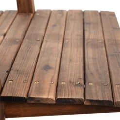 Costway 5' Wooden Bridge Stained Finish Decorative Solid Wood Garden Pond Arch Walkway 16 Costway 5' Wooden Bridge Stained Finish Decorative Solid Wood Garden Pond Arch Walkway -Landscape Zone GUEST 4c4ba8b1 ccca 46c3 b4fd 338ccbdfedc5