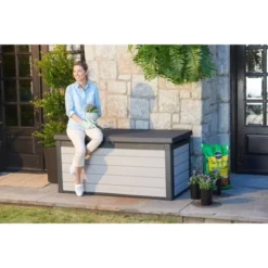 Keter Premier Deck Box Gray - 150gal -Landscape Zone GUEST 4d601e9a f347 45e7 b1d4 cdeb213fdfdf