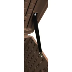 Plastic Development Group 105-Gallon Weather-Resistant Resin Outdoor Patio Storage Deck Box With Lid Retainer Straps, Java Brown -Landscape Zone GUEST 4d86888d 484e 4028 b101 8b98dafe984c