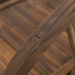 Outsunny 3.3ft Wooden Garden Bridge Arc Footbridge With Half-Wheel Style Railings & Solid Fir Construction, Stained Wood -Landscape Zone GUEST 4da8deb2 13c8 468b 93f9 c598c756a626