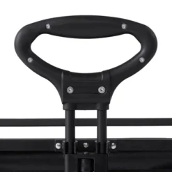 Seina Heavy Duty Steel Collapsible Folding Outdoor Portable Utility Cart Wagon With All Terrain Plastic Wheels And 150 Pound Capacity, Blue/Gray -Landscape Zone GUEST 4e62e3df 7ea4 4991 843f 6bba0d7a1e6e