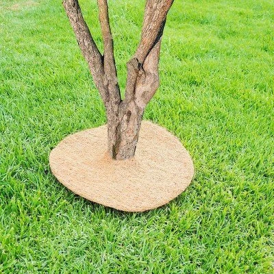 Envelor 10pk 14" Coco Coir Plant Cover Mulch Mat 3 Envelor 10pk 14" Coco Coir Plant Cover Mulch Mat