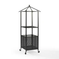 34gal Grady Steel Deck Box Gray/Matte Black - Crosley -Landscape Zone GUEST 57e5972a fd2e 4d30 898b 7e239a524081