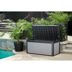 Keter Premier Deck Box Gray - 150gal