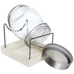 Tribest GEO Sprouting Jar System With Stainless Steel Rack And Ceramic Base Plate – Clear -Landscape Zone GUEST 5b51f033 f8e3 4873 808b e0a73059d9a7