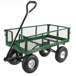 Sunnydaze Decor Sunnydaze Outdoor Lawn And Garden Heavy-Duty Durable Steel Mesh Utility Wagon Cart With Removable Sides 29 Sunnydaze Decor Sunnydaze Outdoor Lawn And Garden Heavy-Duty Durable Steel Mesh Utility Wagon Cart With Removable Sides -Landscape Zone GUEST 5cc078c3 98d1 46f3 8d56 940f567a8541