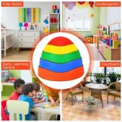 Costway 5pcs Kids Balance Stepping Stones Indoor & Outdoor Coordination & Balance Toy -Landscape Zone GUEST 5cddacb3 3173 48fa 9539 b1f7fda1437e