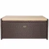 Barton Outdoor Patio Deck Box 60 Gallon Storage Bench Shed W/ Seat Cushion Brown -Landscape Zone GUEST 5f27d876 332d 4410 8364 9895b6bf7a1d 1