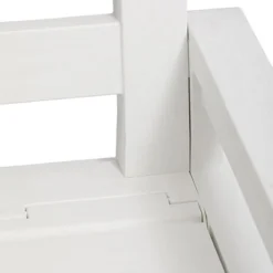 Toomax Z599E108 Foreverspring UV Weather Resistant Lockable Box Chest Bench For Outdoor Pool Patio Furniture And Deck Storage Bin, 70 Gallon (White) -Landscape Zone GUEST 64e535b4 15b1 4dfd abf1 424cb1c4b9de