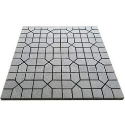 Gardenised Decorative Pavement Mold Cement Form Stamp Walkway Maker Patio Stepping Stone Pavers Reusable Pathway Mould, 2 Pack -Landscape Zone GUEST 69874e16 0a23 41af 8fd3 f646589b9b41