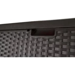 Suncast Trash Hideaway Outdoor Garbage Bin & 99 Gallon Deck Box W/ Seat, Java 6 Suncast Trash Hideaway Outdoor Garbage Bin & 99 Gallon Deck Box W/ Seat, Java -Landscape Zone GUEST 6b21436d e32c 4845 b4a3 82c54ae6c888