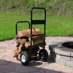 Sunnydaze Decor Sunnydaze Indoor/Outdoor Steel Rolling Firewood Log Cart Carrier With Wheels - 1/8 Face Cord - Black 16 Sunnydaze Decor Sunnydaze Indoor/Outdoor Steel Rolling Firewood Log Cart Carrier With Wheels - 1/8 Face Cord - Black -Landscape Zone GUEST 6f96e1d9 391f 43f4 b48f 3466ecd67961