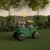 Nature Spring Garden Storage Wagon Cart With Seat And Removable Tool Tray - Green, Black, Gray 1 Nature Spring Garden Storage Wagon Cart With Seat And Removable Tool Tray - Green, Black, Gray -Landscape Zone GUEST 73e5dcf5 d06a 4350 8513 7aeac2ee0072