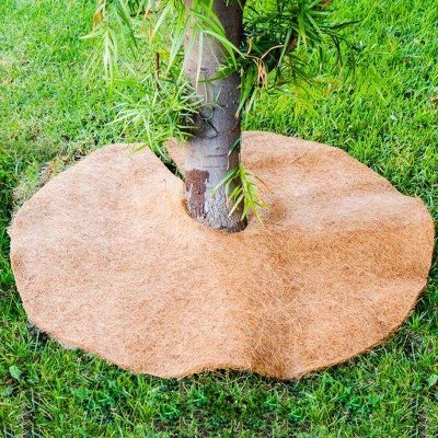 Envelor 12pk 36" Coco Coir Plant Cover Mulch Mat 3 Envelor 12pk 36" Coco Coir Plant Cover Mulch Mat