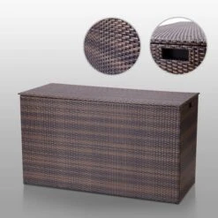 154gal Steel Deck Box Brown - Teamson Home -Landscape Zone GUEST 76b3c378 980b 462d 8594 dadfbf3c68ba