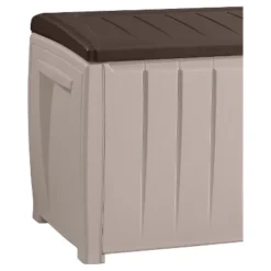 Novel 90 Gallon Outdoor Storage Box - Beige/Brown - Keter -Landscape Zone GUEST 7825de49 7c55 4656 937c f28ee73e38d9