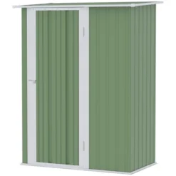 Outsunny 5' X 3' Metal Garden Storage Shed Tool House With Lockable Door For Backyard, Patio, Lawn -Landscape Zone GUEST 804af7b4 48a7 4c82 add9 5a57fc940112