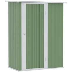 Outsunny 5' X 3' Metal Garden Storage Shed Tool House With Lockable Door For Backyard, Patio, Lawn -Landscape Zone GUEST 80cbf669 f99f 4cff bacb 5834bee10bf6