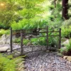Outsunny 3.3' Metal Arch Zen Garden Bridge With Safety Siderails, Decorative Footbridge, Delicate Scrollwork & Corner Spheres For Stream, Black -Landscape Zone GUEST 8ab14152 023a 4a31 990b 23b4e08f6dbe