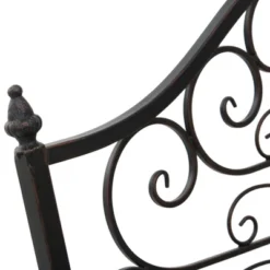 Outsunny 4’ Metal Arch Backyard Garden Bridge With Safety Siderails, Delicate Scrollwork, & Easy Assembly, Black Bronze 14 Outsunny 4’ Metal Arch Backyard Garden Bridge With Safety Siderails, Delicate Scrollwork, & Easy Assembly, Black Bronze -Landscape Zone GUEST 8e2f0c37 f510 42b1 8d62 f3010badb381