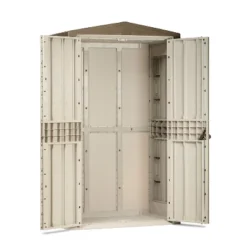 Toomax 76 Cu. Ft. Heavy Duty Weather Resistant Lockable Outdoor Garden Plastic Vertical Storage Shed Cabinet For Tools And Patio Accessories 8 Toomax 76 Cu. Ft. Heavy Duty Weather Resistant Lockable Outdoor Garden Plastic Vertical Storage Shed Cabinet For Tools And Patio Accessories -Landscape Zone GUEST 91bb4e35 0ce9 434e 817a f835f6f05c0c