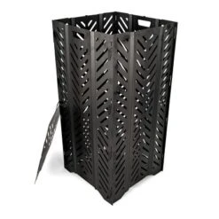 Camco 51250 Outdoor Steel Yard And Lawn Debris Rectangular Burn Bin Barrel Incinerator With Lid, Base, Venting, And Hand-Oiled Panels, Large, 45 Inch -Landscape Zone GUEST 93707e11 89a9 4a72 8beb 0e5ba6c10b50