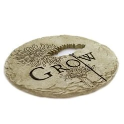 Home & Garden 11.25" Grow Garden Stone Flowers Roman, Inc - Stepping Stones And Pathways