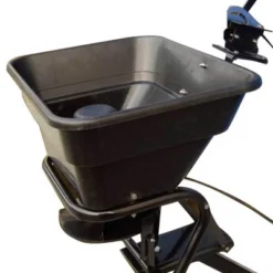 Field Tuff 12V 80 Pound Capacity Grass Seed Fertilizer Spreader With Hitch Mount Receiver And Rain Protector For ATV, UTV, Or Utility Tractor -Landscape Zone GUEST 9fa6723e 1f36 4e98 8ae5 7f47f57d44ba