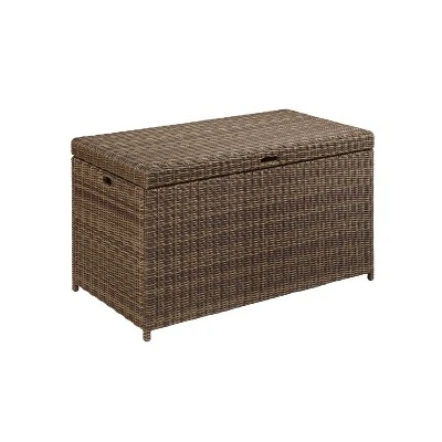 Bradenton Outdoor Wicker Storage Bin - Crosley 5 Bradenton Outdoor Wicker Storage Bin - Crosley - Image 3