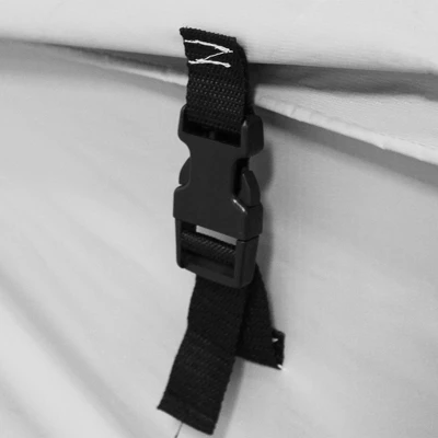 Domain Shelters 176 Gallon 6 X 2 X 2 Foot Outdoor Patio Backyard Garden Storage Container Deck Box W/Removable Weather Bars & Clip Buckles, Gray/Black 6 Domain Shelters 176 Gallon 6 X 2 X 2 Foot Outdoor Patio Backyard Garden Storage Container Deck Box W/Removable Weather Bars & Clip Buckles, Gray/Black - Image 4