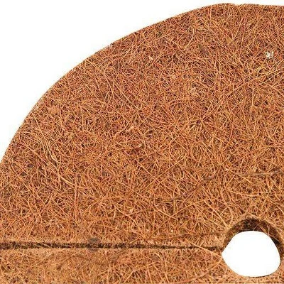 Envelor 12pk 36" Coco Coir Plant Cover Mulch Mat 4 Envelor 12pk 36" Coco Coir Plant Cover Mulch Mat - Image 2