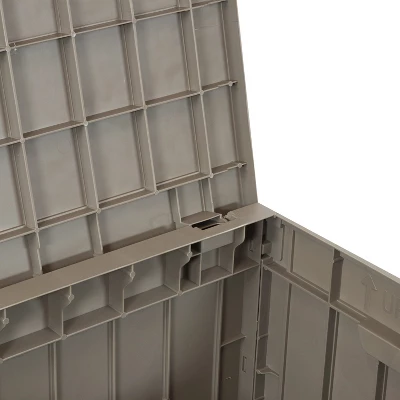 Sunnydaze Decor Sunnydaze Lockable Outdoor Small Deck Box With Storage And Side Handles - 32-Gal. 8 Sunnydaze Decor Sunnydaze Lockable Outdoor Small Deck Box With Storage And Side Handles - 32-Gal. - Image 6