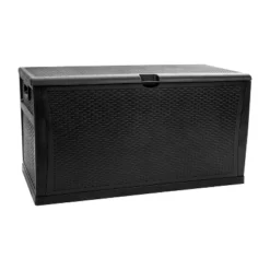 Merrick Lane 120 Gallon Weather Resistant Outdoor Storage Box For Decks, Patios, Poolside And More -Landscape Zone GUEST a898966a 6995 4942 8e3f fddc4d55a4f7