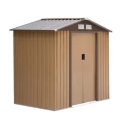 Outsunny 7' X 4' Steel Storage Shed Organizer, Garden Tool House With 4 Vents And 2 Easy Sliding Doors For Backyard, Patio, Lawn 16 Outsunny 7' X 4' Steel Storage Shed Organizer, Garden Tool House With 4 Vents And 2 Easy Sliding Doors For Backyard, Patio, Lawn -Landscape Zone GUEST ac00ca2c b591 438e b951 69ba5bbafc0f
