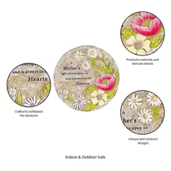 Evergreen 10" A Mother's Light Memorial Stepping Stone, Indoor And Outdoor Decor For Home, Lawn And Garden -Landscape Zone GUEST b03a176d 7921 488d bac7 80a70a580dbb